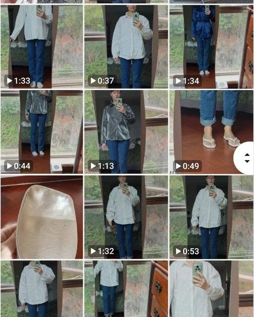 Sample try-ons on video